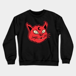 Devil Cat Crewneck Sweatshirt